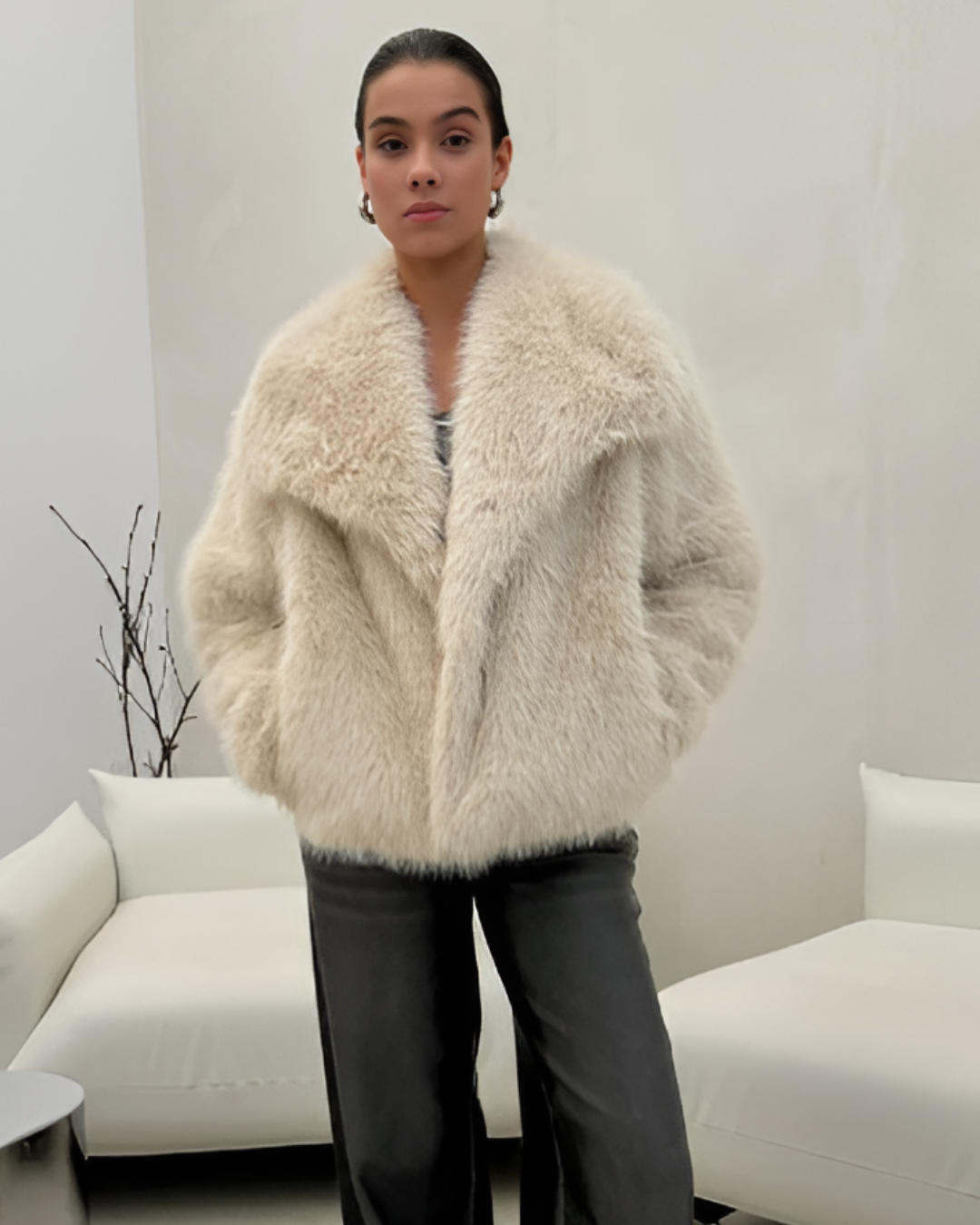 Glamour™ Oxford Fur Coat